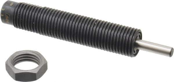 Parker - M14x1.5 Thread, 0.19 Rod Diam, 1/2 Stroke Length, Male Button Shock - 0.46 Shock Outside Diam, 3.59 OAL - Eagle Tool & Supply
