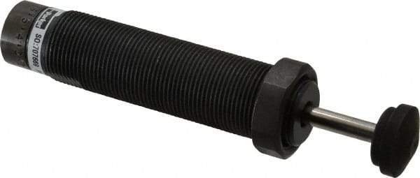 Parker - M25X1.5 Thread, 1/4 Rod Diam, 1 Stroke Length, Male Button Shock - 0.88 Shock Outside Diam, 5.62 OAL - Eagle Tool & Supply