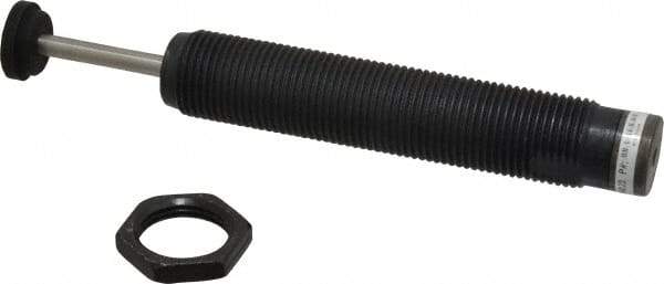 Parker - 1-12 Thread, 1/4 Rod Diam, 1.58 Stroke Length, Male Button Shock - 0.88 Shock Outside Diam, 7.44 OAL - Eagle Tool & Supply