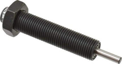 Parker - 9/16-18 Thread, 0.19 Rod Diam, 1/2 Stroke Length, Male Button Shock - 0.46 Shock Outside Diam, 3.41 OAL - Eagle Tool & Supply