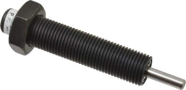 Parker - 9/16-18 Thread, 0.19 Rod Diam, 1/2 Stroke Length, Male Button Shock - 0.66 Shock Outside Diam, 3.41 OAL - Eagle Tool & Supply