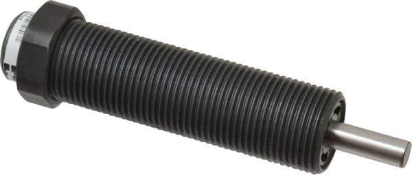 Parker - M20x1.5 Thread, 1/4 Rod Diam, 1/2 Stroke Length, Male Button Shock - 0.66 Shock Outside Diam, 3.81 OAL - Eagle Tool & Supply