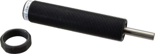 Parker - M25X1.5 Thread, 0.31 Rod Diam, 1 Stroke Length, Male Button Shock - 0.87 Shock Outside Diam, 5.58 OAL - Eagle Tool & Supply