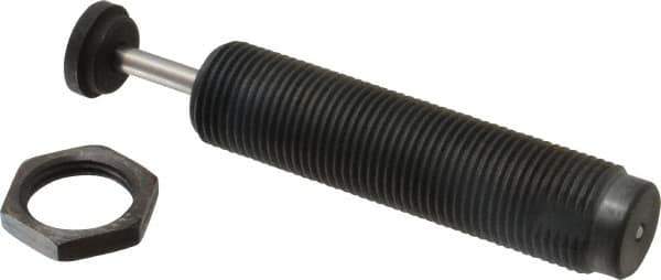 Parker - 1-12 Thread, 1/4 Rod Diam, 0.91 Stroke Length, Male Button Shock - 0.87 Shock Outside Diam, 5.62 OAL - Eagle Tool & Supply