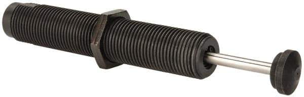 Parker - 1-12 Thread, 1/4 Rod Diam, 1.58 Stroke Length, Male Button Shock - 0.87 Shock Outside Diam, 7.44 OAL - Eagle Tool & Supply