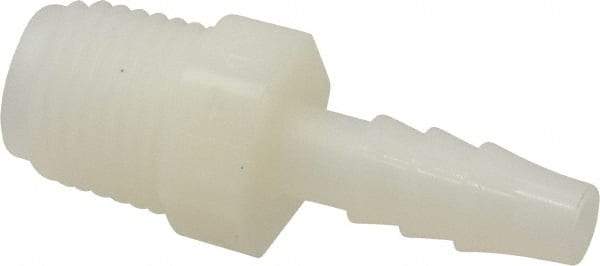NewAge Industries - 1/4" Barb, 1/4 NPT, Multiple Barbed Tube Connector - Nylon, Male - Eagle Tool & Supply