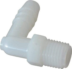 NewAge Industries - 3/8" Barb, 1/4 NPT, Multiple Barbed Tube Elbow - Nylon, Male - Eagle Tool & Supply
