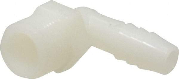 NewAge Industries - 3/8" Barb, 3/8 NPT, Multiple Barbed Tube Elbow - Nylon, Male - Eagle Tool & Supply