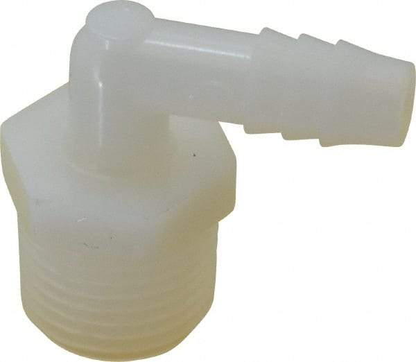 NewAge Industries - 3/8" Barb, 1/2 NPT, Multiple Barbed Tube Elbow - Nylon, Male - Eagle Tool & Supply