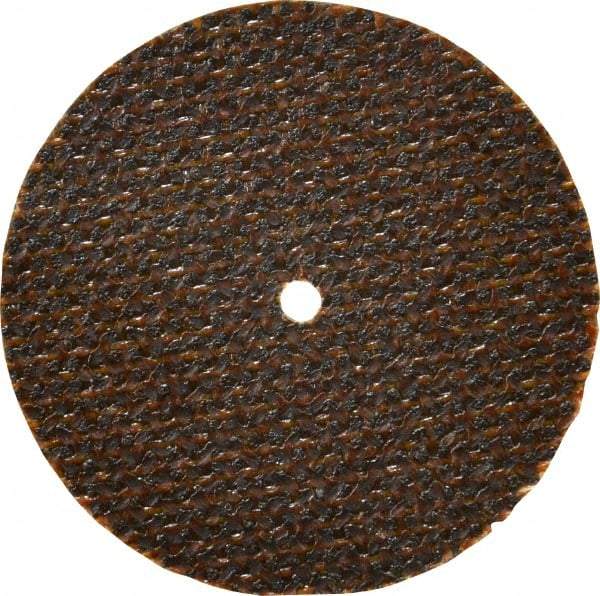 Norton - 2" Aluminum Oxide Cutoff Wheel - 0.035" Thick, 1/8" Arbor, 30,560 Max RPM, Use with Die Grinders - Eagle Tool & Supply