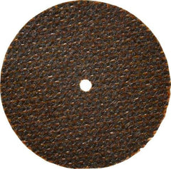 Norton - 2" Aluminum Oxide Cutoff Wheel - 0.035" Thick, 1/8" Arbor, 30,560 Max RPM, Use with Die Grinders - Eagle Tool & Supply