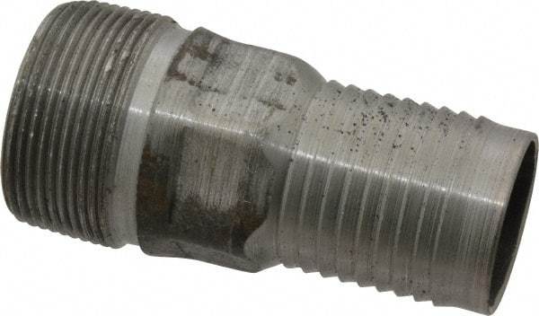 Campbell Fittings - 1-1/2" Pipe ID, Threaded Combination Nipple for Hoses - Steel - Eagle Tool & Supply