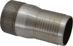 Campbell Fittings - 2-1/2" Pipe ID, Threaded Combination Nipple for Hoses - Steel - Eagle Tool & Supply