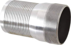 Campbell Fittings - 4" Pipe ID, Threaded Combination Nipple for Hoses - Steel - Eagle Tool & Supply