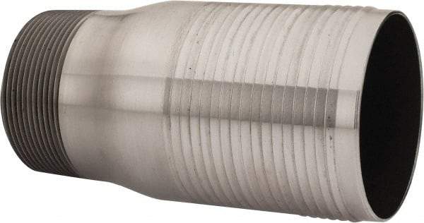 Campbell Fittings - 4" Pipe ID, Expander Combination Nipple for Hoses - 3 Male NPT, Steel - Eagle Tool & Supply