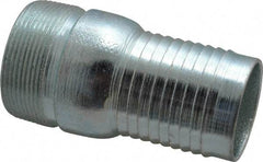 Campbell Fittings - 2" Pipe ID, Threaded Combination Nipple for Hoses - Plated Steel - Eagle Tool & Supply