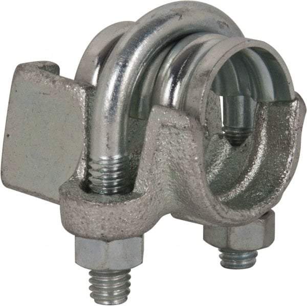 Campbell Fittings - 1/2" Hose, Single U-Bolt - Plated Steel - Eagle Tool & Supply