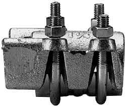 Campbell Fittings - 1-1/2" Hose, Interlocking U-Bolt Clamp - Plated Steel - Eagle Tool & Supply