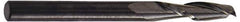 Hertel - 3/4", 3" LOC, 3/4" Shank Diam, 6" OAL, 2 Flute, Solid Carbide Square End Mill - Single End, Uncoated, Spiral Flute, 30° Helix, Centercutting, Right Hand Cut - Eagle Tool & Supply