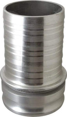 EVER-TITE Coupling Products - 6" Aluminum Cam & Groove Suction & Discharge Hose Male Adapter Hose Shank - Part E, 75 Max psi - Eagle Tool & Supply