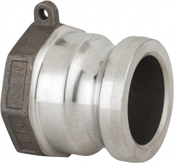 EVER-TITE Coupling Products - 2" Aluminum Cam & Groove Suction & Discharge Hose Male Adapter Female NPT Thread - Part A, 1-1/2" Thread, 250 Max psi - Eagle Tool & Supply