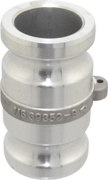 EVER-TITE Coupling Products - 2" Aluminum Cam & Groove Suction & Discharge Hose Spool Adapter - 2" Thread, 250 Max psi - Eagle Tool & Supply