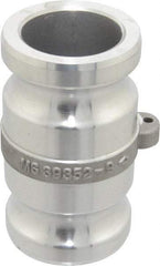 EVER-TITE Coupling Products - 2" Aluminum Cam & Groove Suction & Discharge Hose Spool Adapter - 2" Thread, 250 Max psi - Eagle Tool & Supply