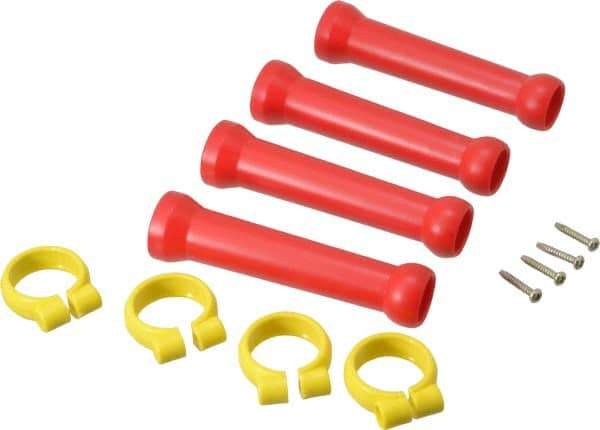 Value Collection - 1/2" Hose Inside Diam, Coolant Hose Extension Element Kit - Includes (4) 1/2" Element Clamps, (4) 1/2" Extension Elements, for Use with Snap Together Hose System, 8 Pieces - Eagle Tool & Supply