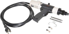 Ingersoll-Rand - Pistol Grip Handle, 400 RPM, 15 to 40 In/Lb Torque, Electric Screwdriver - 1/4" Bit Holder, 115 Volts, 0.45 Amps - Eagle Tool & Supply