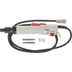 Ingersoll-Rand - lnline Handle, 650 RPM, 0.4 to 9 In/Lb Torque, Electric Screwdriver - 1/4" Bit Holder, 24 Volts, 0.45 Amps - Eagle Tool & Supply