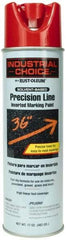 Rust-Oleum - 17 fl oz Red Marking Paint - 600' to 700' Coverage at 1" Wide, Solvent-Based Formula - Eagle Tool & Supply