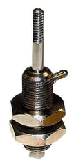 Mead - 1/4" Stroke x 1/4" Bore Double Acting Air Cylinder - 10-32 Port, 6-32 Rod Thread, 125 Max psi, -40 to 400°F - Eagle Tool & Supply