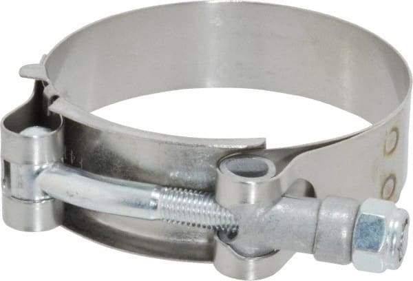 Campbell Fittings - 2-1/2" Hose, 3/4" Wide x 0.025" Thick, T-Bolt Band Clamp - Stainless Steel - Eagle Tool & Supply