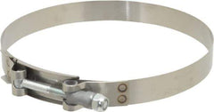 Campbell Fittings - 6-1/4" Hose, 3/4" Wide x 0.025" Thick, T-Bolt Band Clamp - Stainless Steel - Eagle Tool & Supply