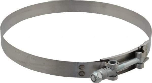 Campbell Fittings - 7-1/4" Hose, 3/4" Wide x 0.025" Thick, T-Bolt Band Clamp - Stainless Steel - Eagle Tool & Supply