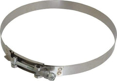 Campbell Fittings - 7-3/4" Hose, 3/4" Wide x 0.025" Thick, T-Bolt Band Clamp - Stainless Steel - Eagle Tool & Supply