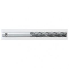 3/16 Dia. x 4 Overall Length 4-Flute Square End Solid Carbide SE End Mill-Round Shank-Center Cutting-Uncoated - Eagle Tool & Supply