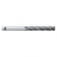 6mm Dia. x 102mm Overall Length 4-Flute Square End Solid Carbide SE End Mill-Round Shank-Center Cutting-Uncoated - Eagle Tool & Supply