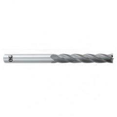 6mm Dia. x 102mm Overall Length 4-Flute Square End Solid Carbide SE End Mill-Round Shank-Center Cutting-Uncoated - Eagle Tool & Supply