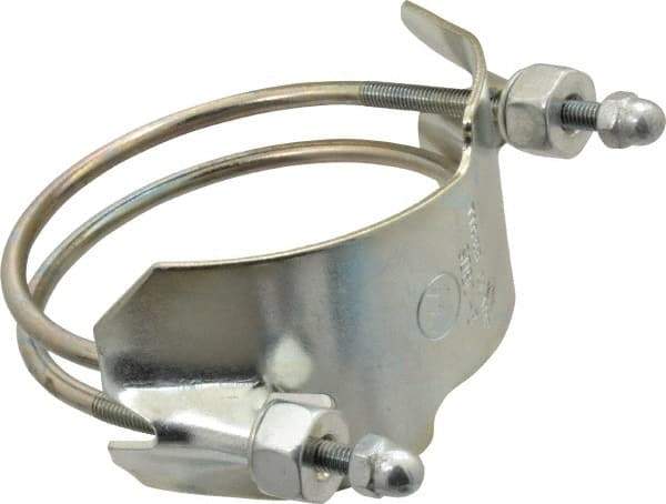 Kuriyama of America - 3" Hose, Spiral Double Bolt Hose Clamp - Plated Steel - Eagle Tool & Supply