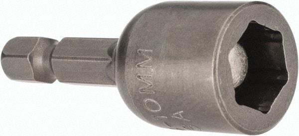 Proto - 10mm Magnetic Nutsetter - 1/4" Hex Drive, 2-9/16" OAL - Eagle Tool & Supply
