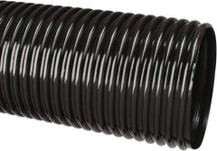 Hi-Tech Duravent - 4" ID, 25' Long, Polyethylene Blower & Duct Hose - Black, 5-3/4" Bend Radius, 3 In/Hg, 5 Max psi, -30 to 160°F, UV Resistant - Eagle Tool & Supply