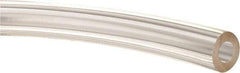 Made in USA - 1/4" ID x 1/2" OD, 1/8" Wall Thickness, Cut to Length (50' Standard Length) Plastic Tube - Clear, 62 Max psi, 63 Hardness - Eagle Tool & Supply