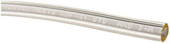 Made in USA - 1/8" ID x 1/4" OD, 1/16" Wall Thickness, Cut to Length (50' Standard Length) Plastic Tube - Clear, 62 Max psi, 65 Hardness - Eagle Tool & Supply