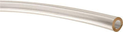 Made in USA - 3/16" ID x 5/16" OD, 1/16" Wall Thickness, Cut to Length (50' Standard Length) Plastic Tube - Clear, 45 Max psi, 65 Hardness - Eagle Tool & Supply