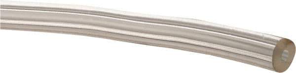 Made in USA - 1/16" ID x 3/16" OD, 1/16" Wall Thickness, Cut to Length (50' Standard Length) Plastic Tube - Clear, 70 Max psi, 40 Hardness - Eagle Tool & Supply