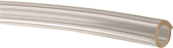 Made in USA - 3/16" ID x 5/16" OD, 1/16" Wall Thickness, Cut to Length (50' Standard Length) Plastic Tube - Clear, 32 Max psi, 40 Hardness - Eagle Tool & Supply