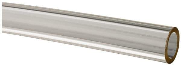 Made in USA - 5/16" ID x 7/16" OD, 1/16" Wall Thickness, Cut to Length (50' Standard Length) Plastic Tube - Clear, 21 Max psi, 40 Hardness - Eagle Tool & Supply