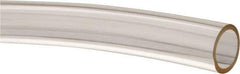 Made in USA - 1/2" ID x 5/8" OD, 1/16" Wall Thickness, Cut to Length (50' Standard Length) Plastic Tube - Clear, 14 Max psi, 40 Hardness - Eagle Tool & Supply