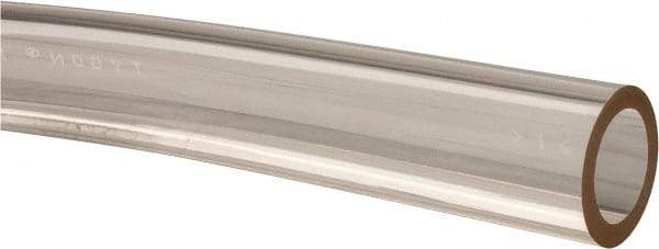 Made in USA - 5/8" ID x 7/8" OD, 1/8" Wall Thickness, Cut to Length (50' Standard Length) Plastic Tube - Clear, 21 Max psi, 40 Hardness - Eagle Tool & Supply